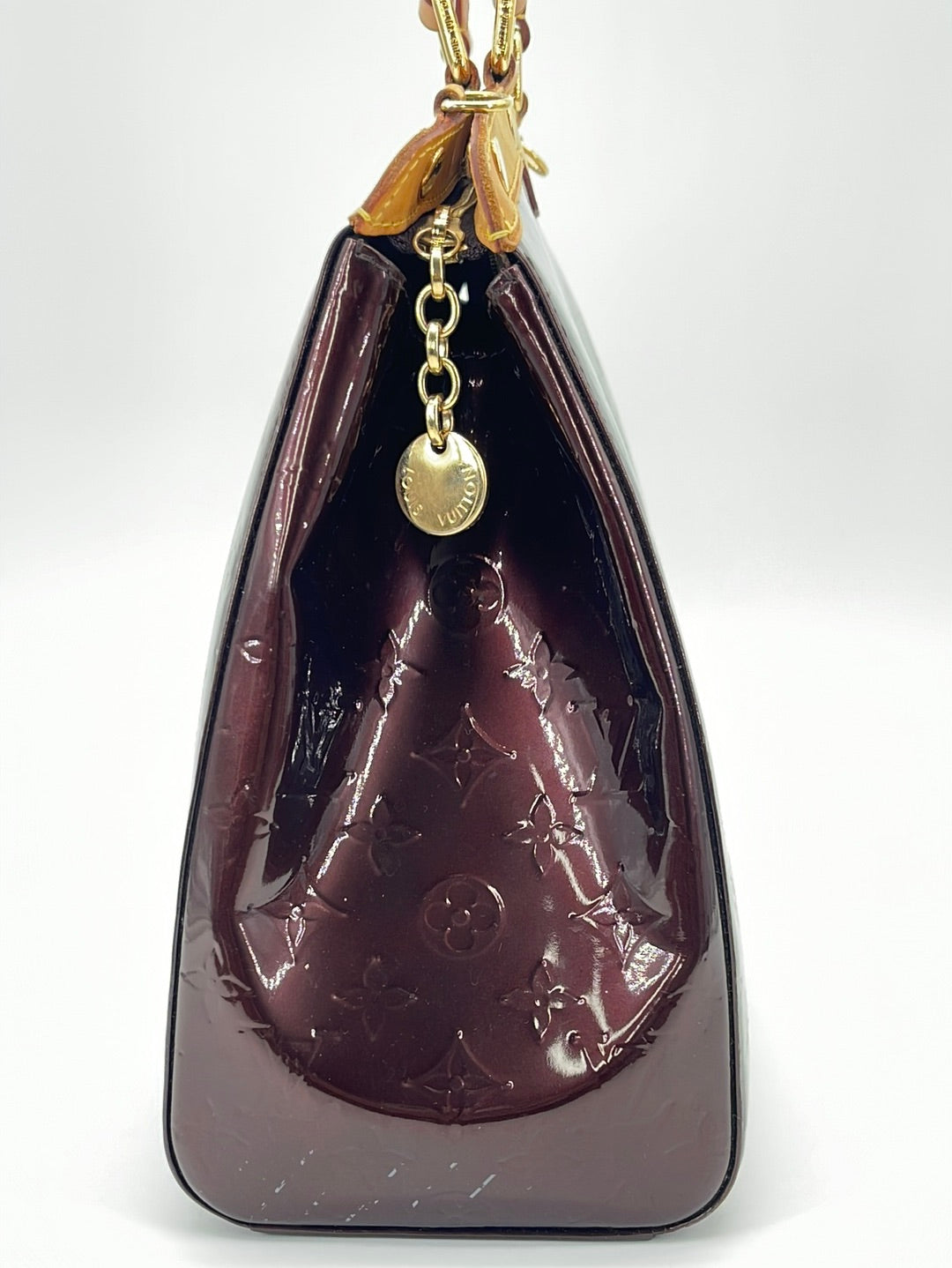 PRELOVED Louis Vuitton Burgundy Monogram Vernis Brea GM Bag 071423