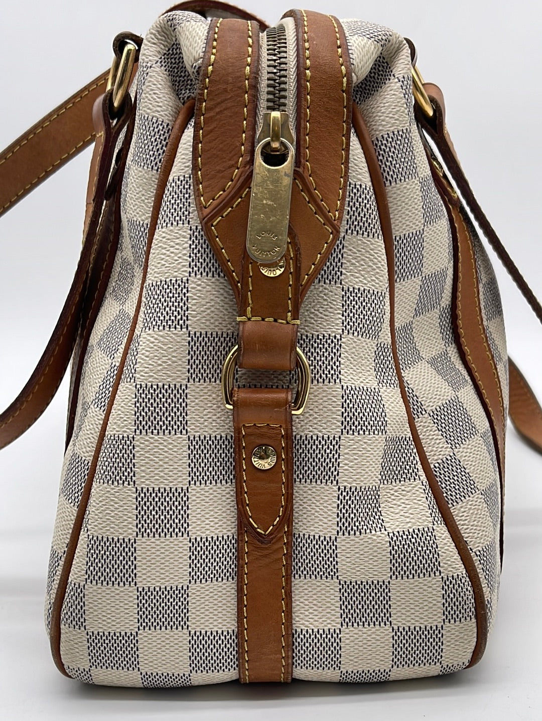 Louis Vuitton Stresa PM Shoulder Hand Bag Damier Azur Canvas N42220