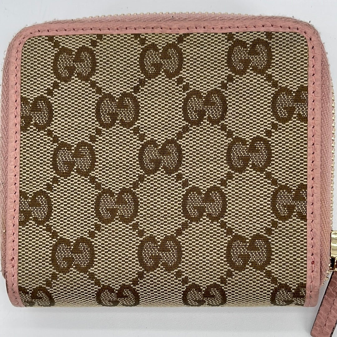 Gucci - Signature Canvas Bifold Wallet-Brown