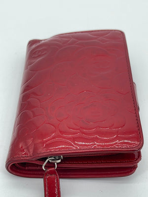 Ambassador Leather Goods - Red CAPRICE French Purse Secretary