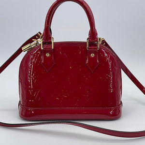 PRELOVED Louis Vuitton Red Vernis Alma BB Crossbody Bag MI3184 053123 –  KimmieBBags LLC