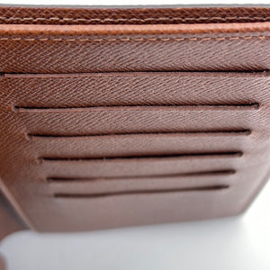 LOUIS VUITTON LV 2 Set Zip Trifold Wallet Purse Monogram Leather Brown  09BW904