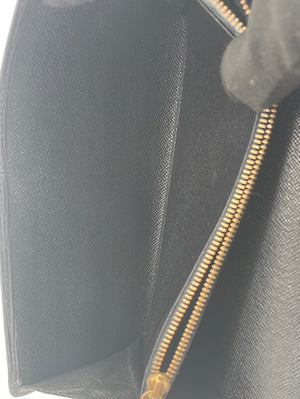 Preloved Louis Vuitton Black Epi Leather Sarah Wallet CA0959 052223 –  KimmieBBags LLC