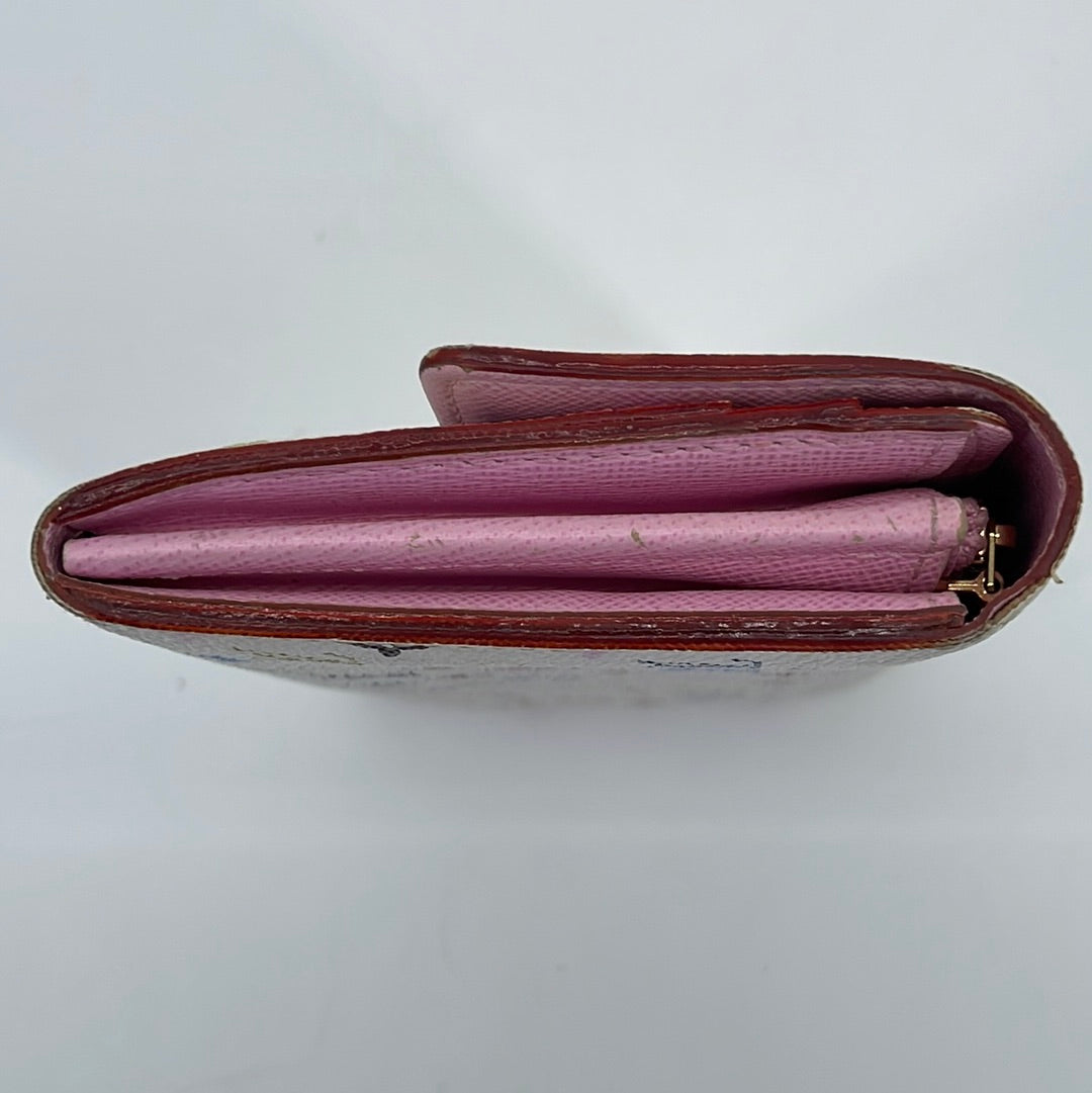 Louis Vuitton Sarah Wallet in Light Pink Monogram Empreinte Leather