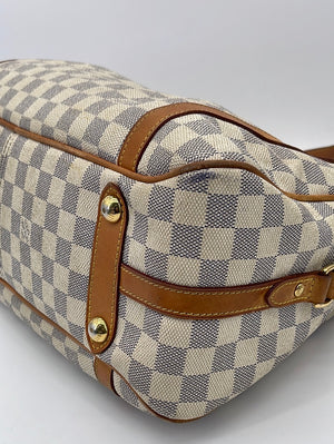 LOUIS VUITTON Stresa PM Shoulder Hand Bag Damier Azur Canvas