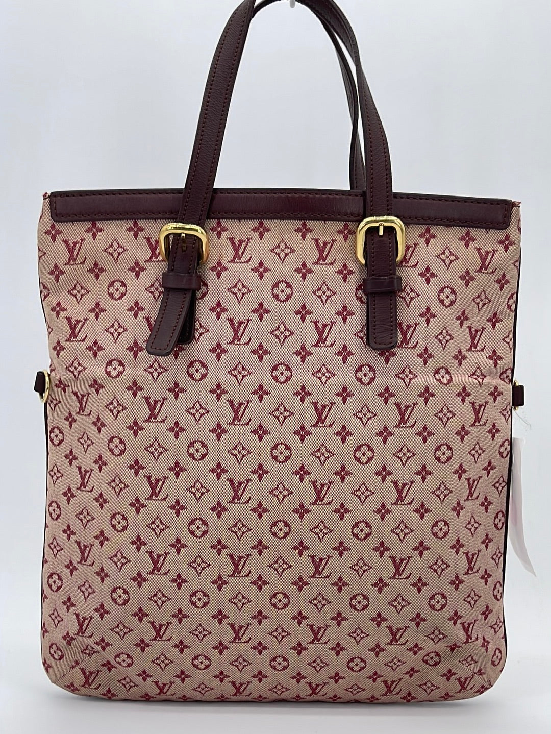 Vintage Louis Vuitton Burgundy Monogram Canvas Shoulder Bag