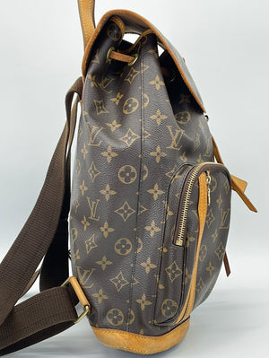 LOUIS VUITTON Sac A Dos Bosphore Monogram Canvas Backpack Bag Brown