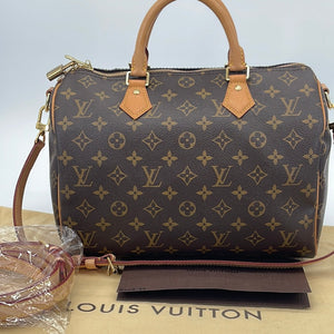 Louis Vuitton, Bags, Preloved Louis Vuitton Speedy 3 With Lock And Key  Very Popular Purse