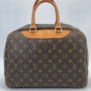 Louis Vuitton Monogram Deauville Bag GM Brown