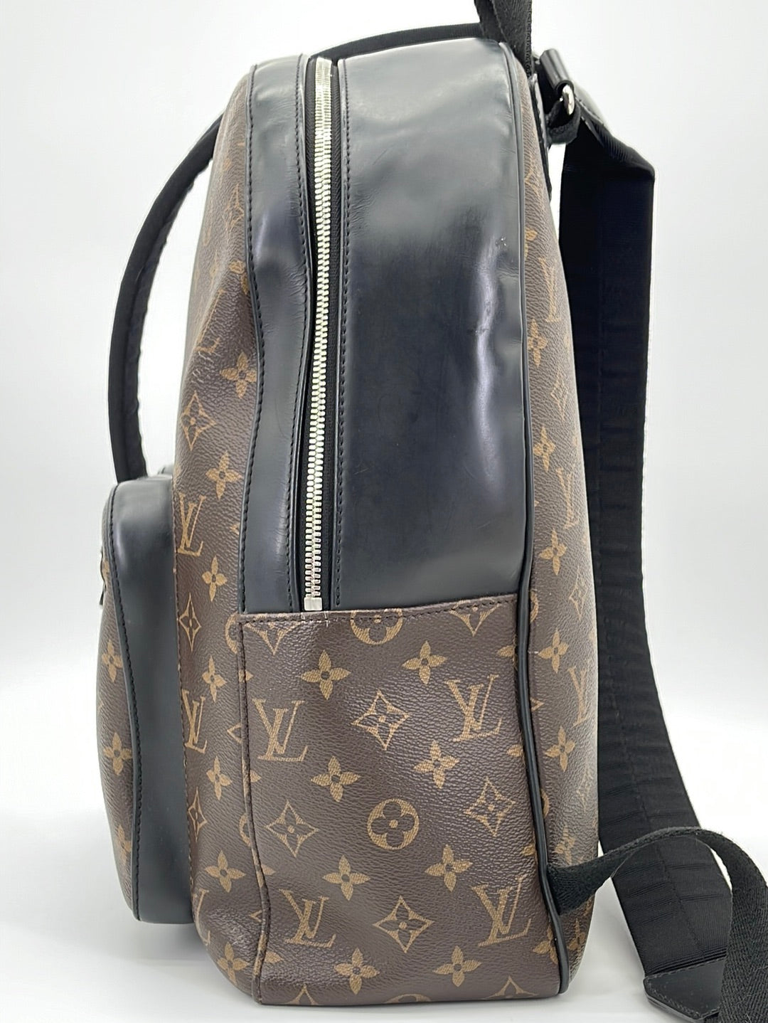 Louis Vuitton Josh Backpack Monogram Macassar Cowhide Leather Trim –  EliteLaza