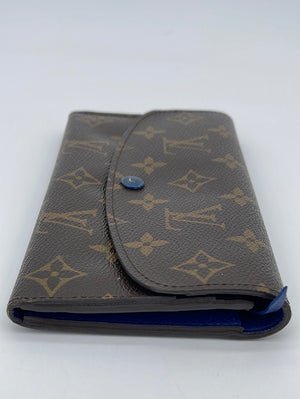 Louis Vuitton Blue/Grey Epi Leather Canvas Patchwork Multiple Wallet at  1stDibs