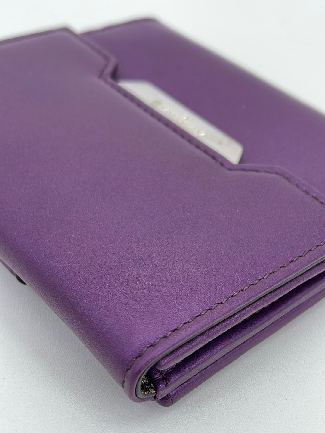 Ferragamo Classic Leather Bifold Wallet in Purple for Men