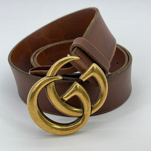 Gucci Vintage - Leather San Tulle Belt - Brown - Leather Belt