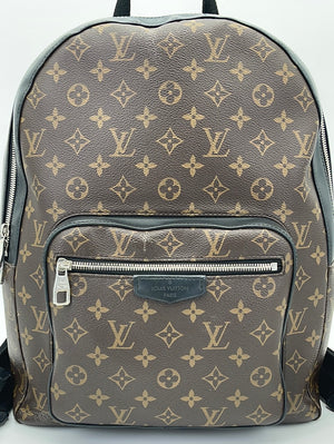 Louis Vuitton Josh Backpack Macassar Monogram Canvas Brown