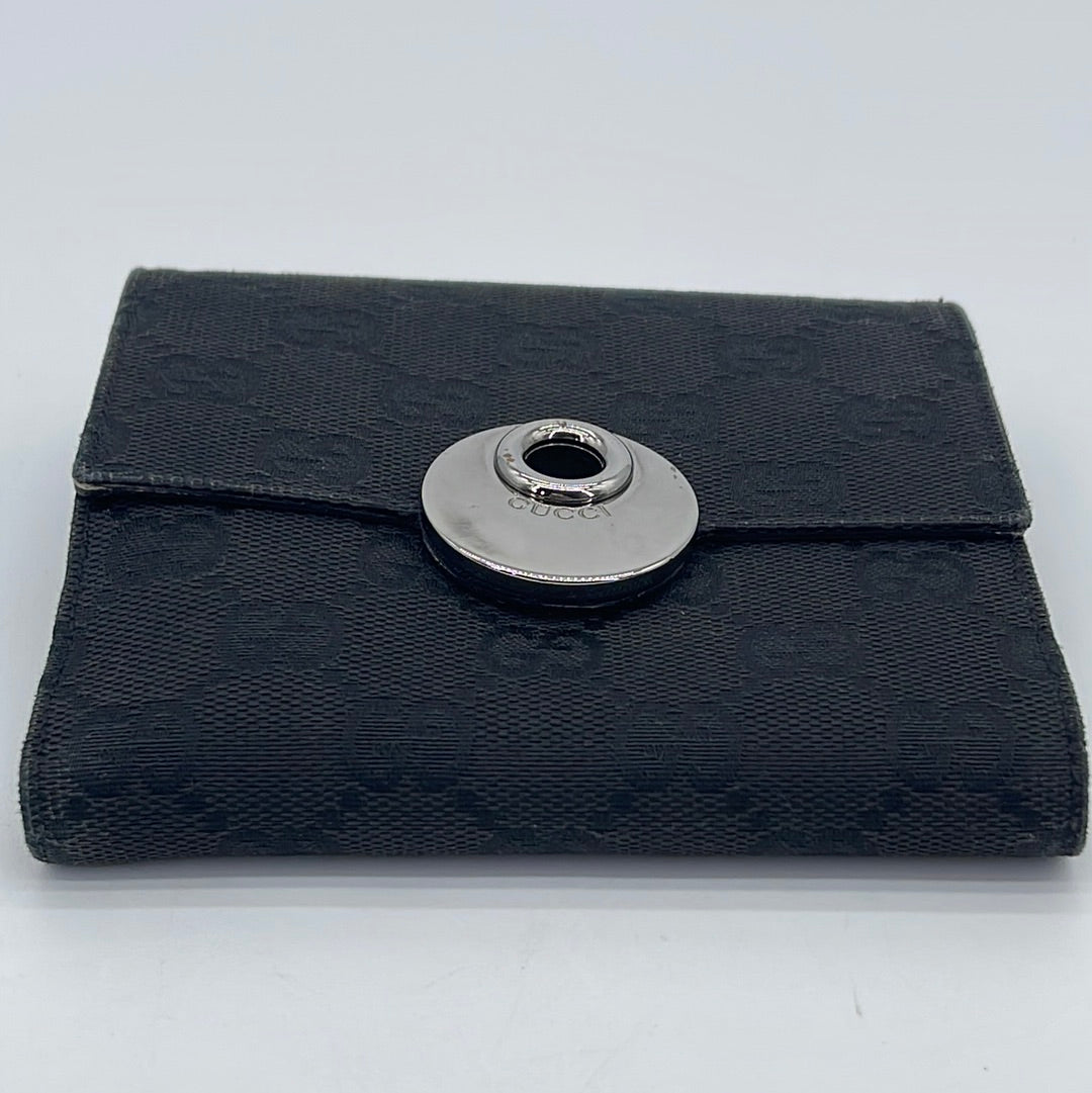 676293 Gucci 100 Centennial Canvas Zip Around Wallet – Keeks Designer  Handbags