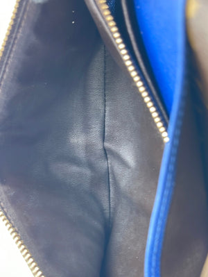 Louis Vuitton Neverfull MM Electric Blue Leather ref.179678 - Joli Closet