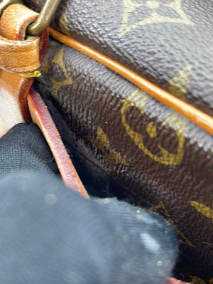 Louis Vuitton Monogram Cartouchiere GM Leather Leather Brown Shoulder bag  576