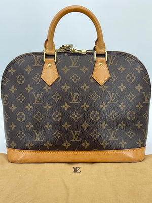 Preloved Authentic Louis Vuitton Monogram Alma Hand Bag Purse