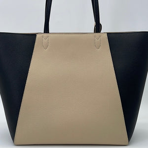 Louis Vuitton Rose/Black Leather Lockme Cabas Bag