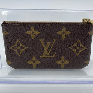 Louis Vuitton Black Epi Pochette Cles Key Holder at Jill's Consignment