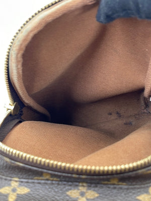 LOUIS VUITTON BOSPHORE BACKPACK Brown Leather Cloth ref.233602 - Joli Closet