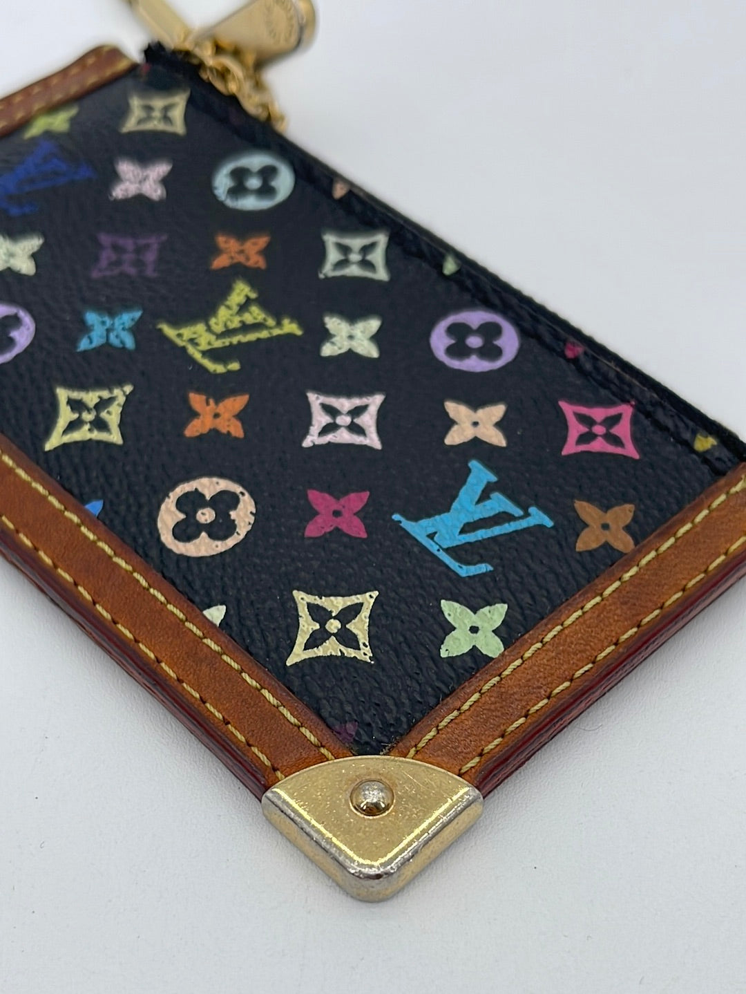 Louis Vuitton Preloved Triangle Key Pouch
