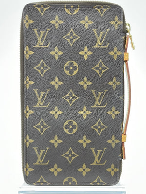 Authentic Louis Vuitton Monogram/yellow Envelope Wallet