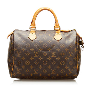 Louis Vuitton 2004 Pre-owned Monogram Speedy 30 Handbag - Brown