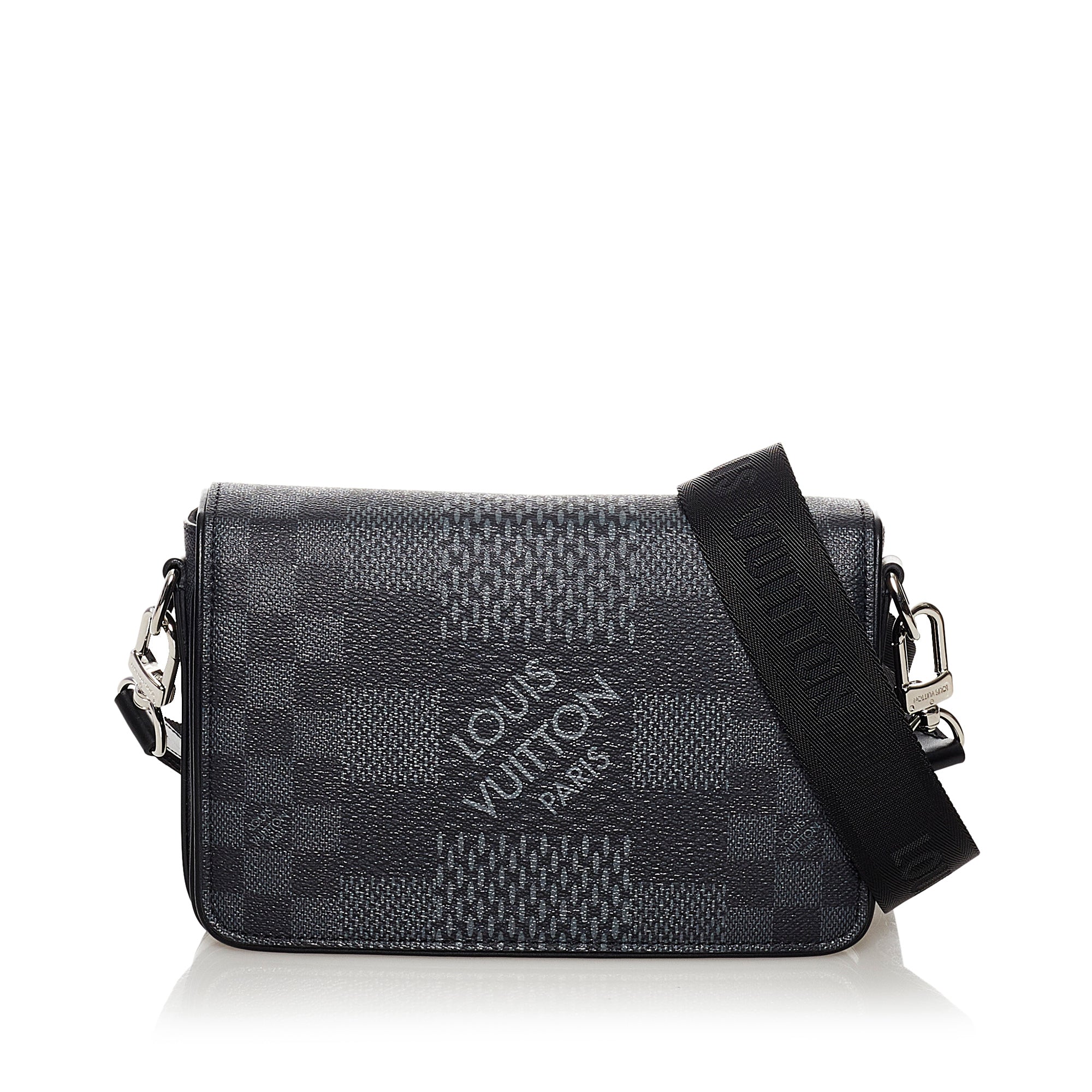 Louis Vuitton Studio Messenger Bag Limited Edition Damier Graphite