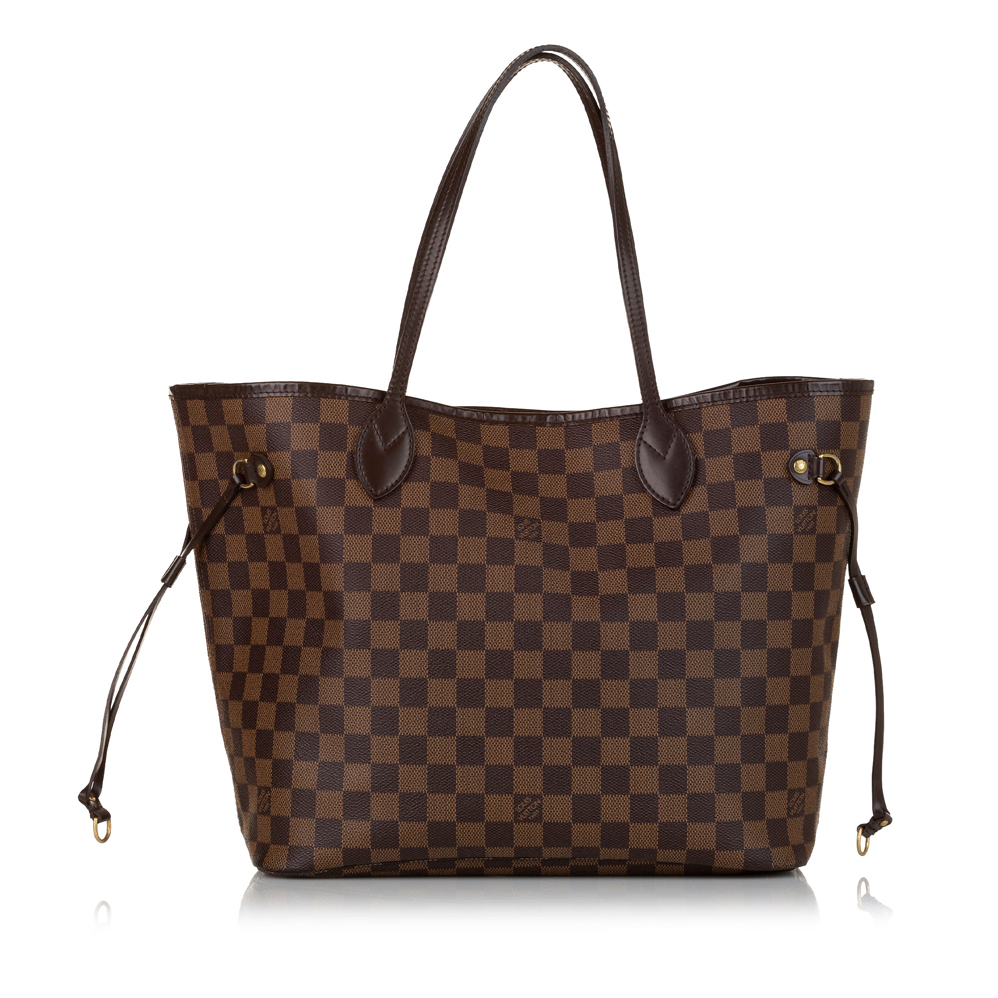 Louis Vuitton Damier Ebene Canvas Top Handle Bag on SALE