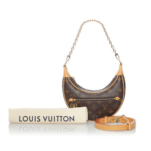 Louis Vuitton Loop Bag Half-Moon In Brown Monogram Canvas - Praise To Heaven