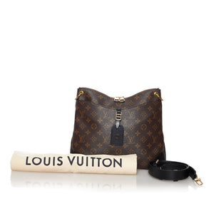 Louis Vuitton Odeon Handbag Monogram Canvas mm Brown