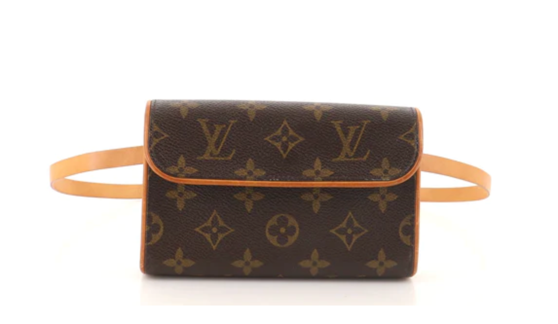 Louis Vuitton Brown Monogram Canvas Florentine Convertible Vintage Belt Bag