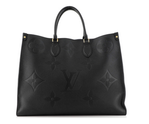 Louis Vuitton Empreinte Monogram Giant Neverfull MM - Black Totes