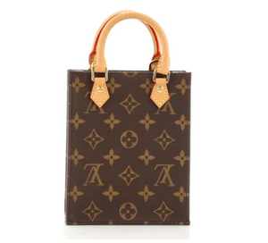 LOUIS VUITTON Red Tan Patent Pre Loved Monogram Small Tote Purse –  ReturnStyle