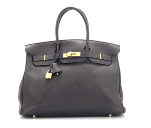 [Preloved - Excellent] Hermès Kelly Retourne 35 | SO Black, Box Leather,  Black Hardware