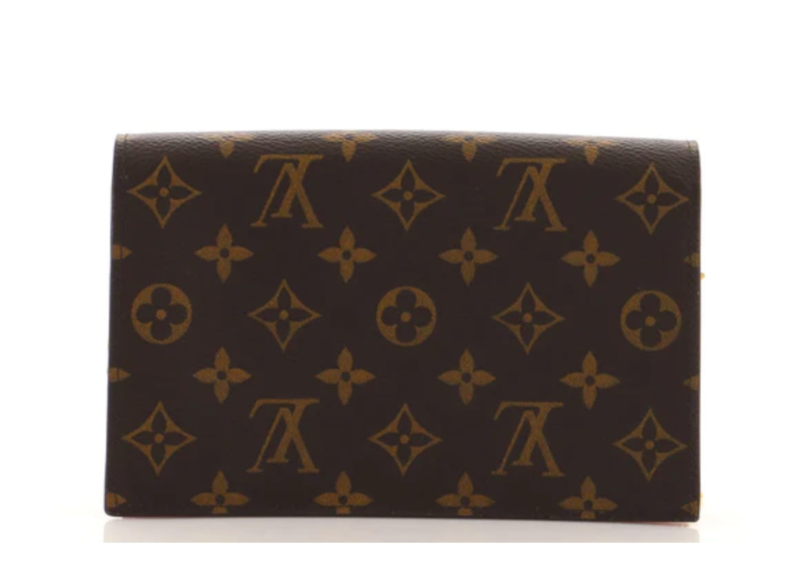 Louis Vuitton Floral Chain Wallet Monogram Canvas Leather Shoulder Bag CBRRXSA 144010010446