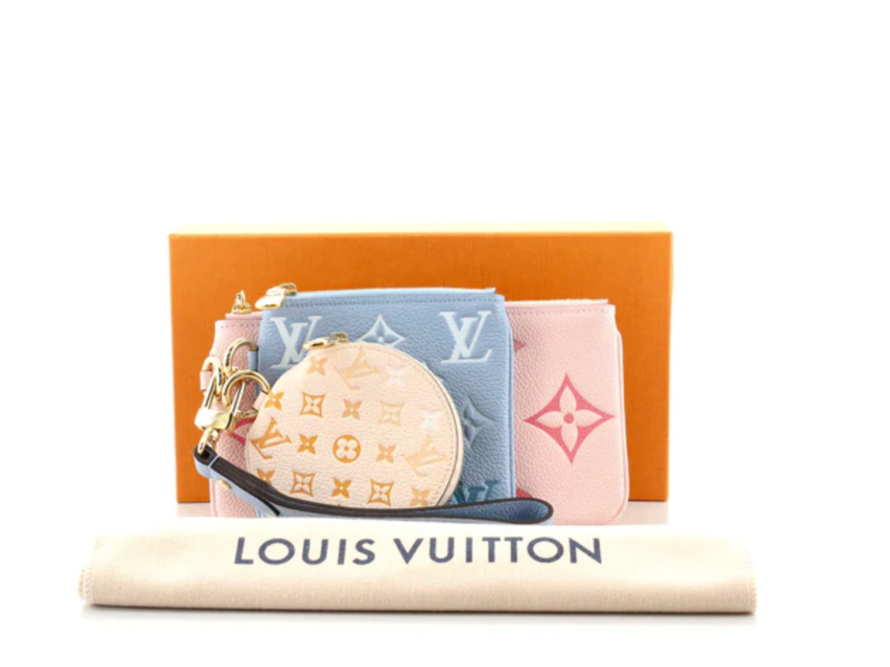 Louis Vuitton Empreinte Monogram Giant By The Pool Trio Pouch