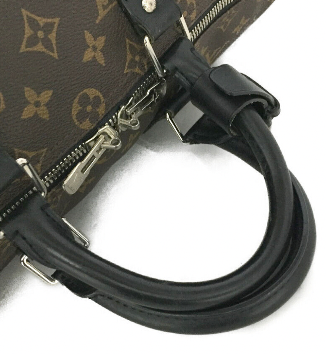 Used Louis Vuitton Monogram Macassar Keepall Bandouliere 45