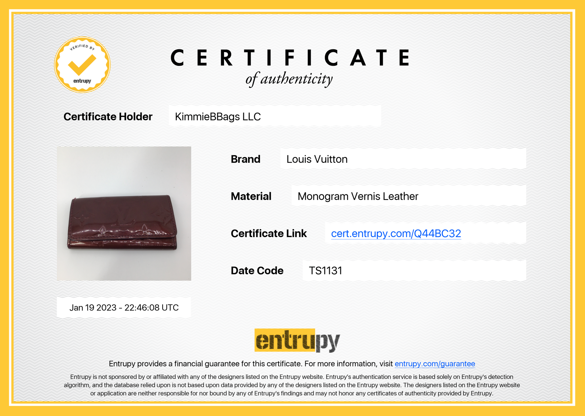 Louis Vuitton Keyholder 301041