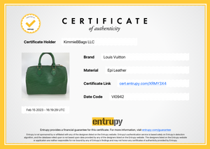 Louis Vuitton Red/Green Epi Leather Limited Editoin Speedy 25 Satchel Bag  Louis Vuitton