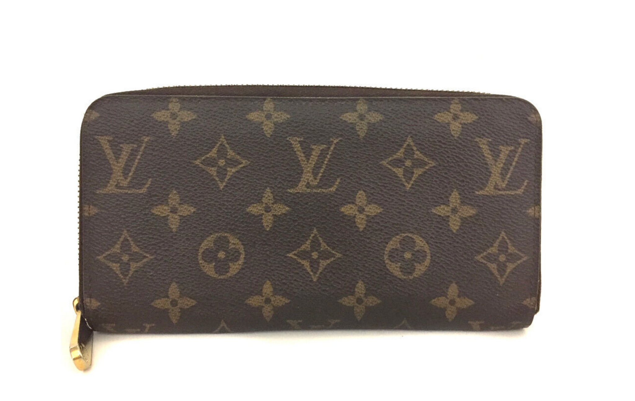 Authentic Preloved Louis Vuitton LV Monogram Brown Zippy Long