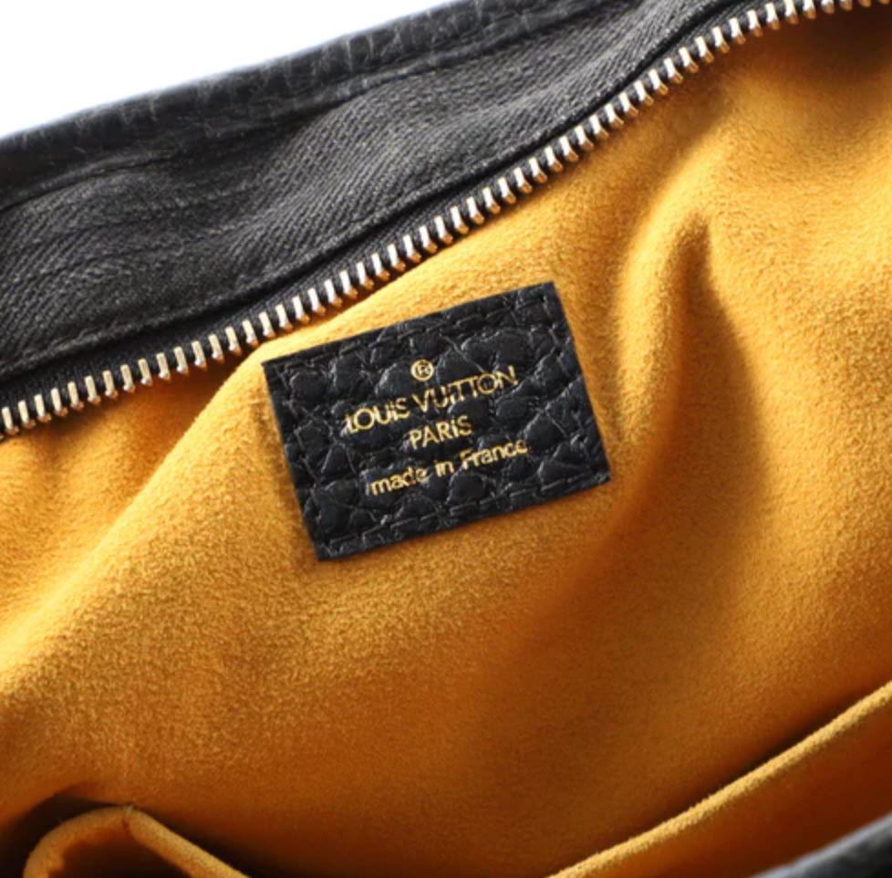 Preloved Louis Vuitton Black Denim Neo Cabby GM 030623