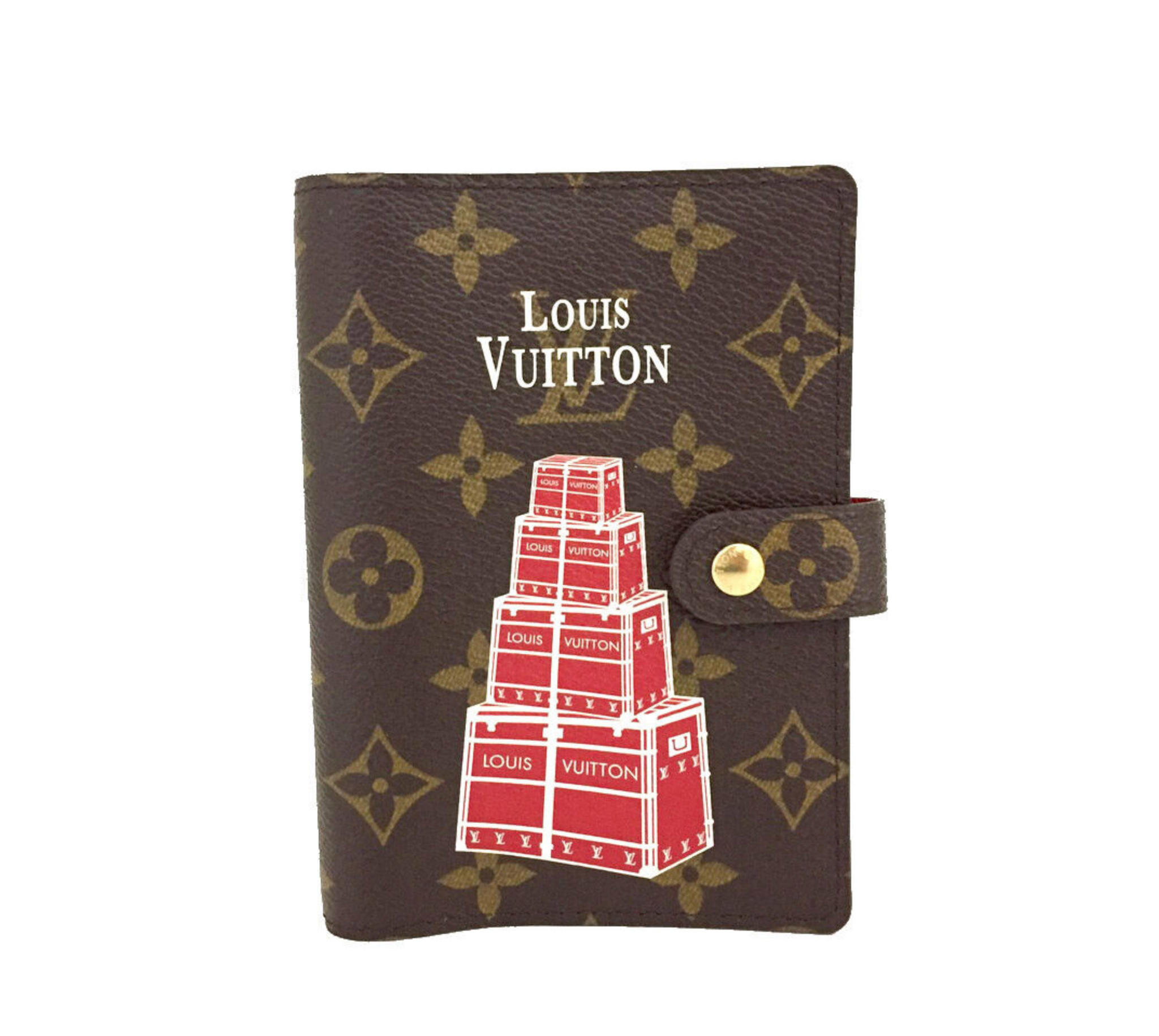 Louis Vuitton Vintage Monogram Canvas Pocket Agenda Checkbook Cover Auction