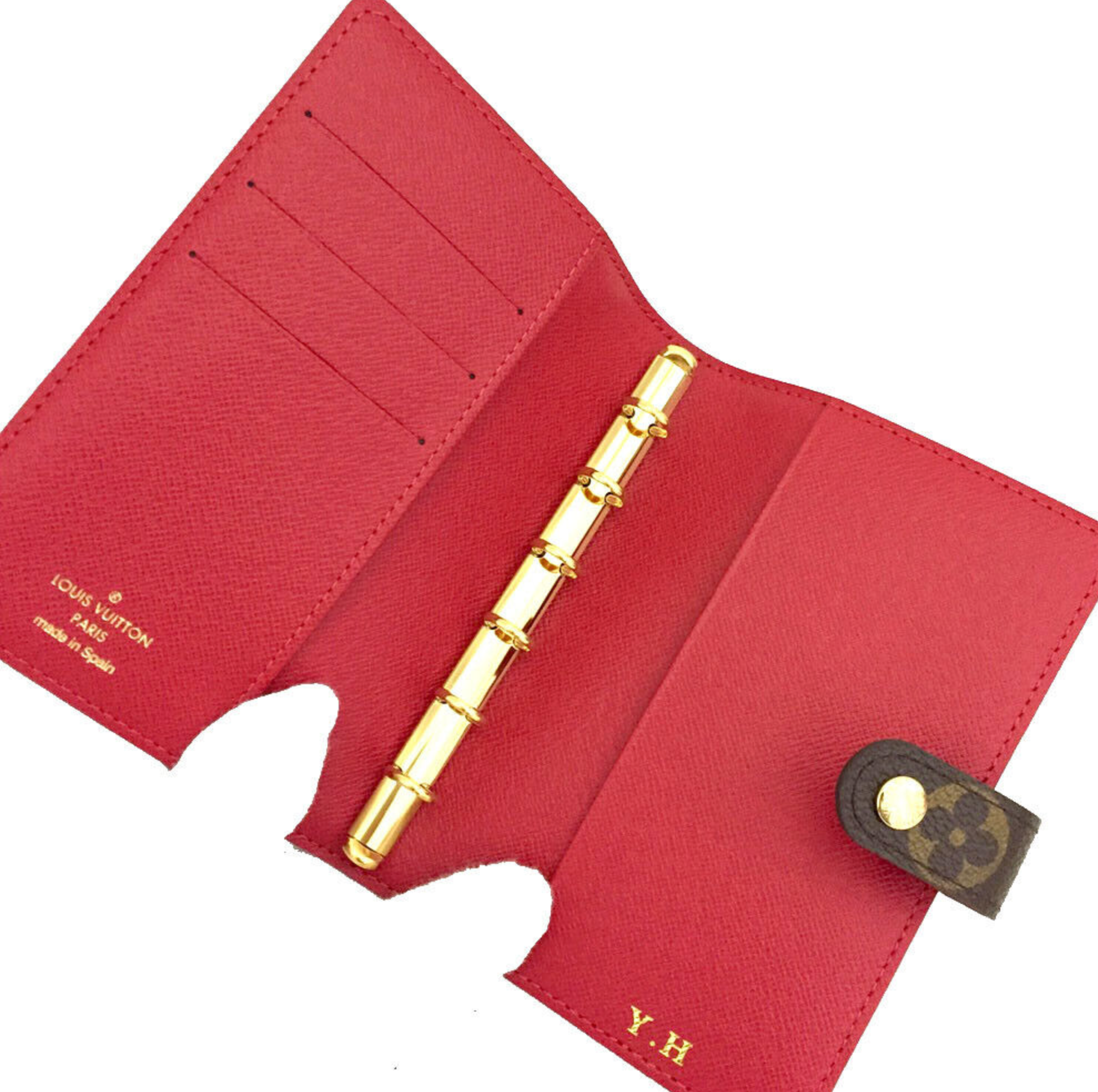 Auth Louis Vuitton Monogram Agenda PM Day Planner Cover Trunk Art  1C240230n"