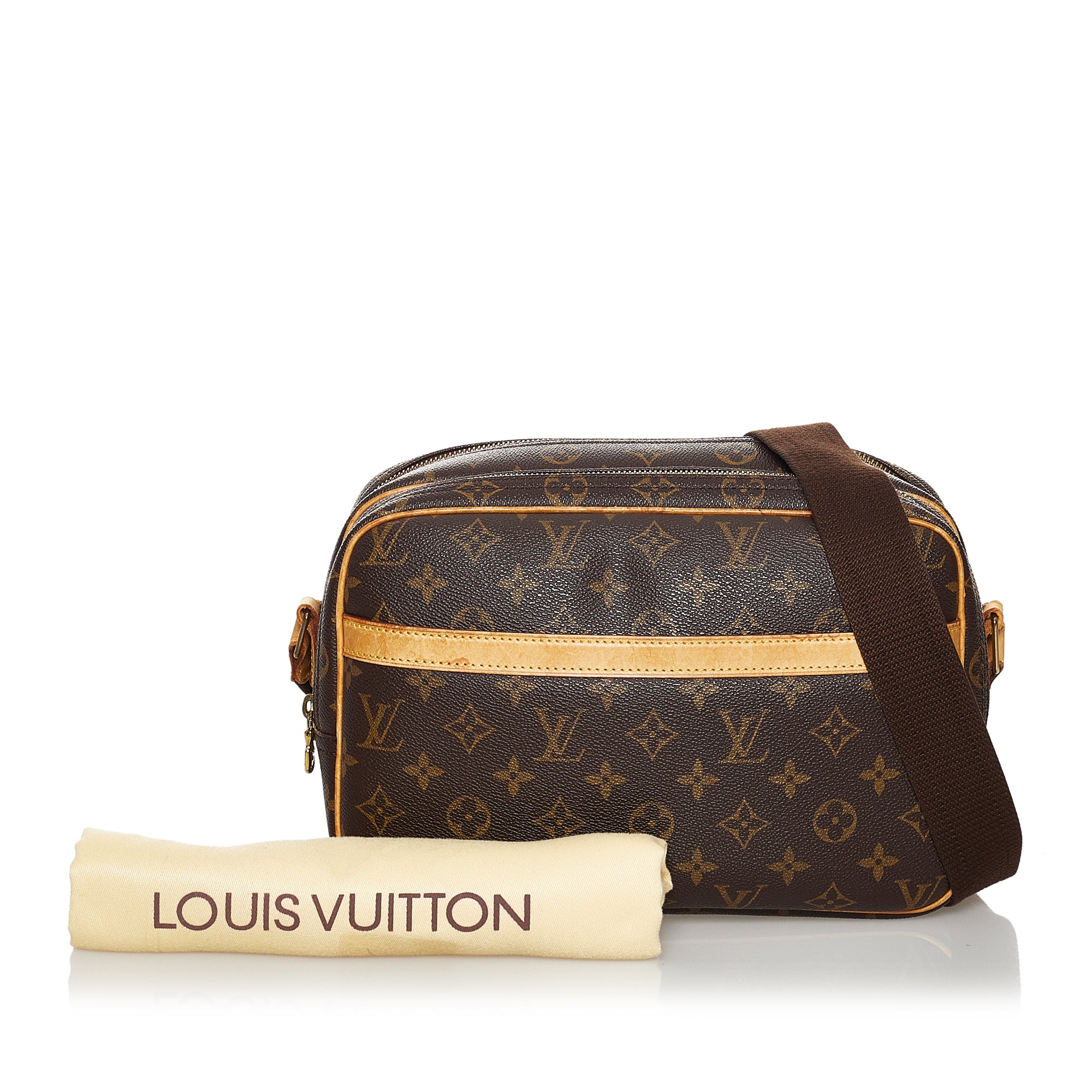 Louis Vuitton Brown Monogram Canvas Reporter PM Crossbody Bag Louis Vuitton