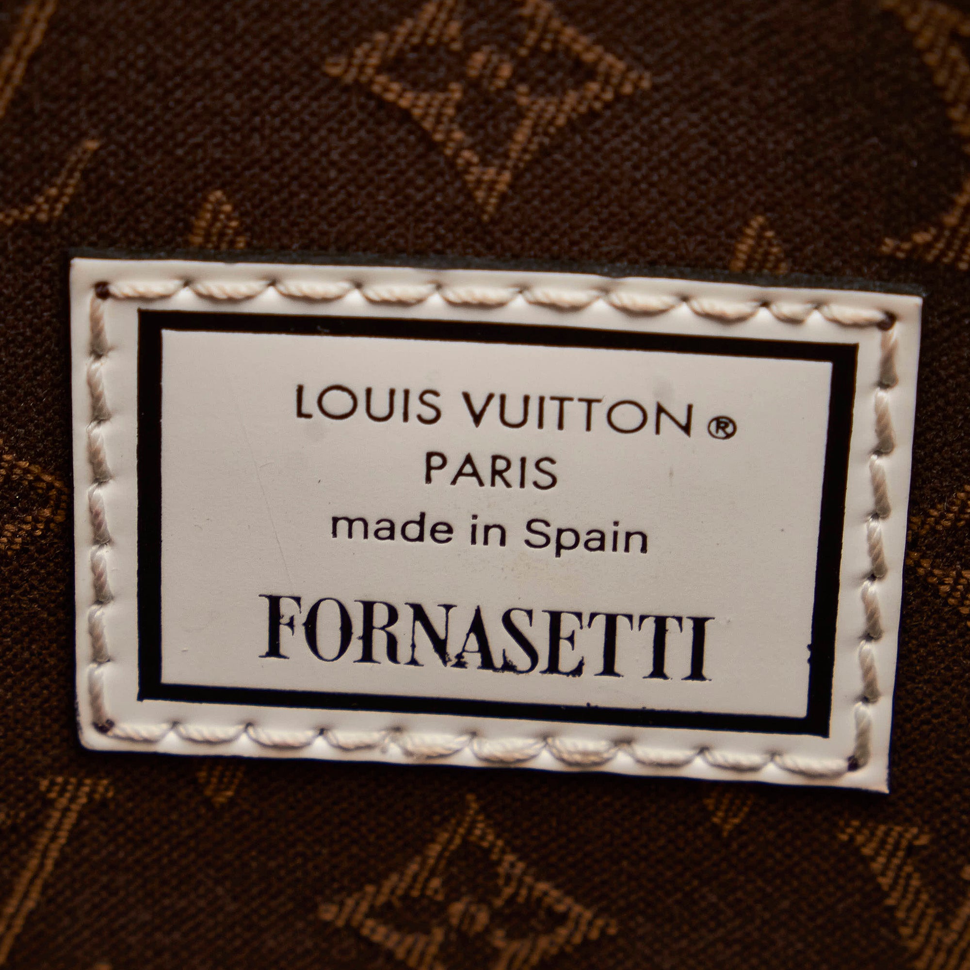 Louis Vuitton X Fornasetti Petit Sac Plat Black/White for Women