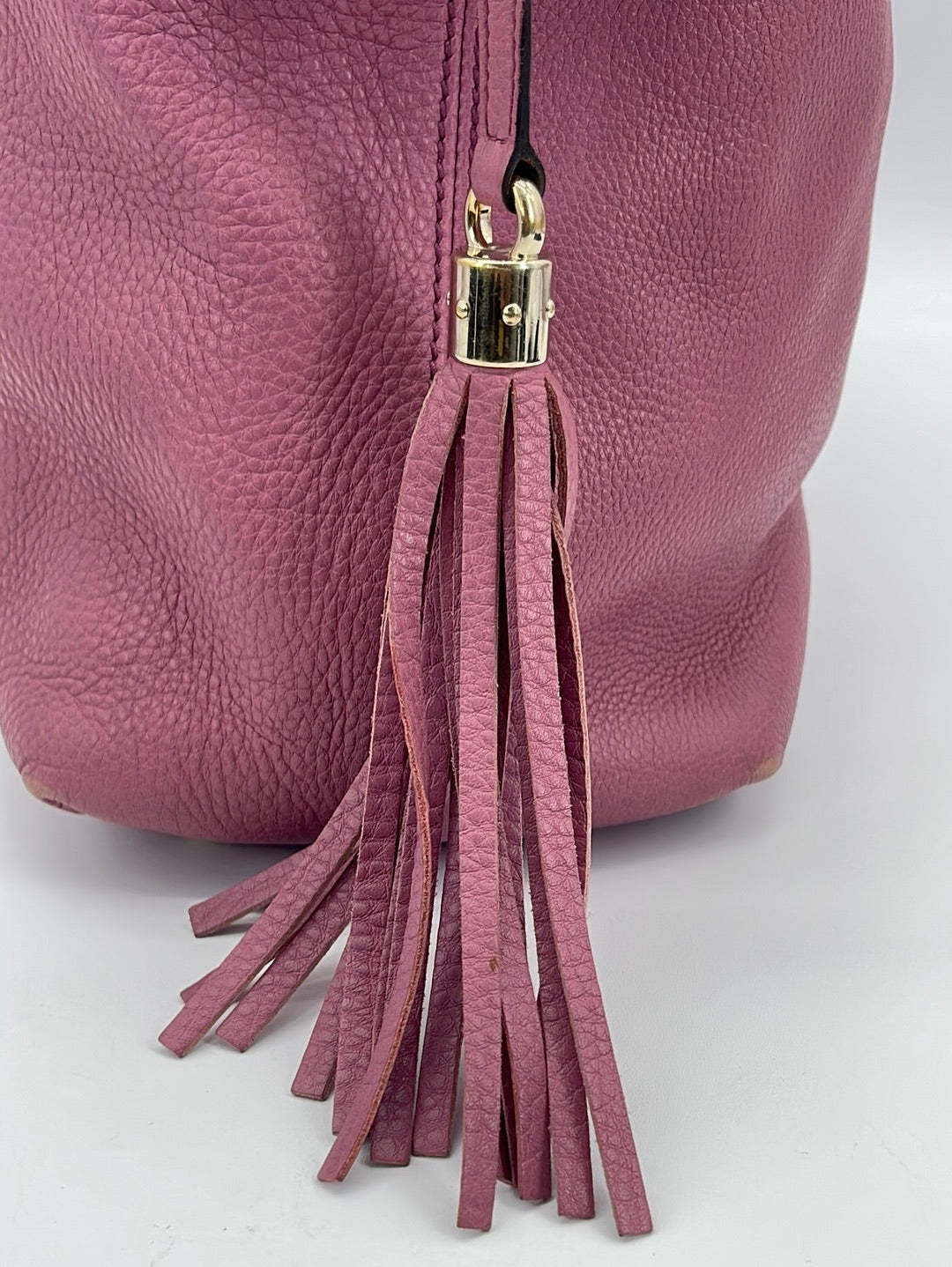 Gucci Soho Hobo Leather Large Purple