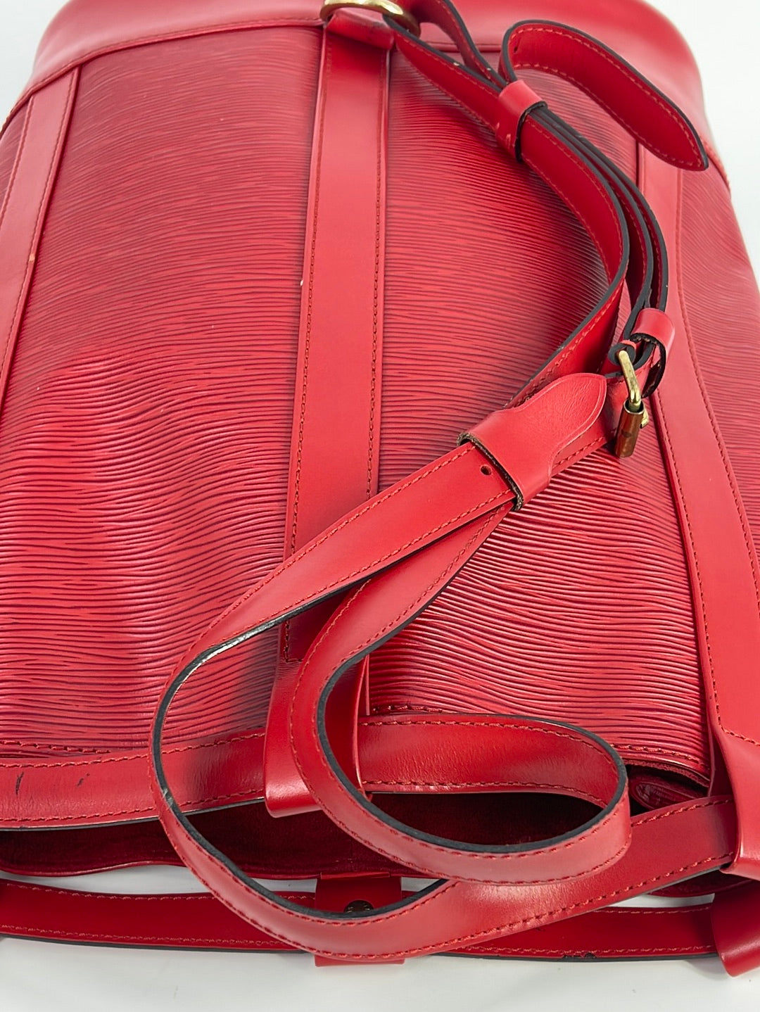 Louis Vuitton Red Epi Leather Randonnee PM Backpack Louis Vuitton