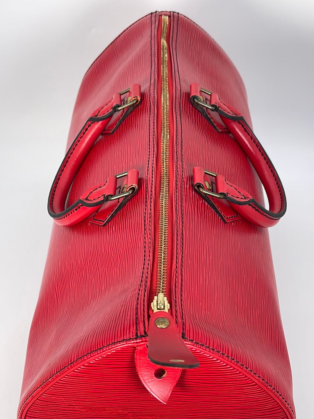 Louis Vuitton - Authenticated Short - Cotton - Elasthane Red Plain for Women, Never Worn